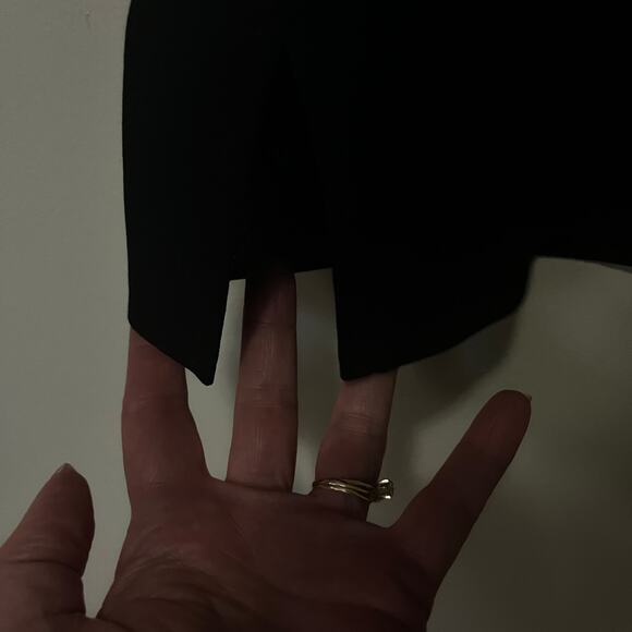 Ming Wang Dress Sleeveless Sheath Black Filament Acrylic Knit Evening Holiday XL - Picture 4 of 7